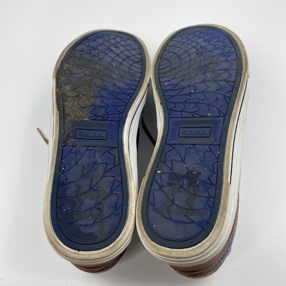 US POLO ASSN Canvas Lace up Shoe Blue Size 13 - Picture 8 of 8